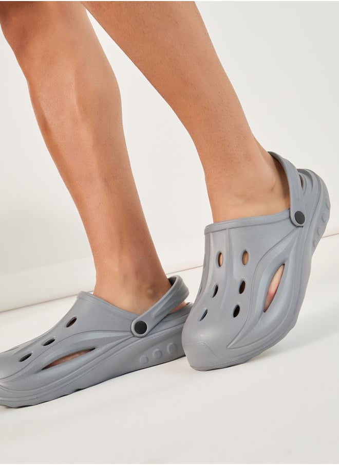 Styli Styli Cut-Out Detail Slip On Clogs  - Image 1
