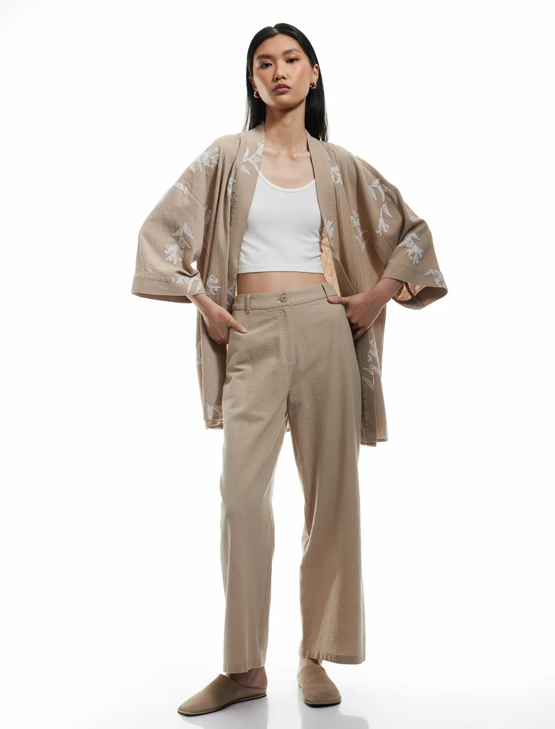 كوتون Wide Leg Pants