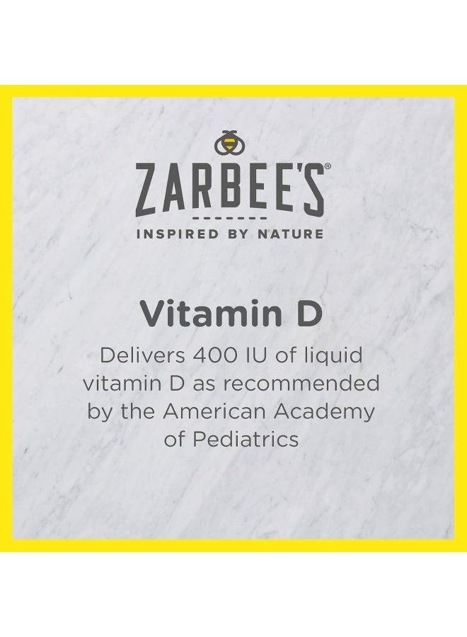 Zarbee's Vitamin D Drops for Infants - 0.47 Fl Oz - Image 3