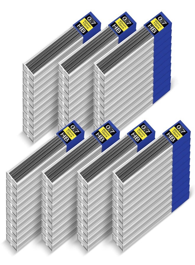 CdbC Lead Refills, 840 Pieces [0.7 mm HB] Break Resistant Mechanical Pencil Refills, 70 Tubes - Image 1