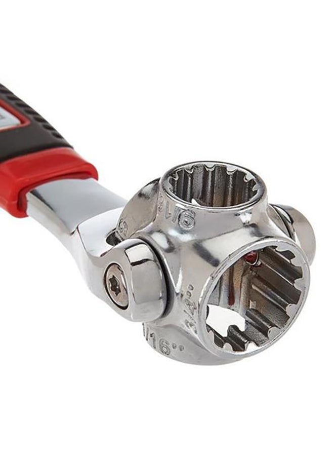 48-In-1 Multi-Socket Bolt Wrench Silver/Black/Red 25x5x4cm - Image 2