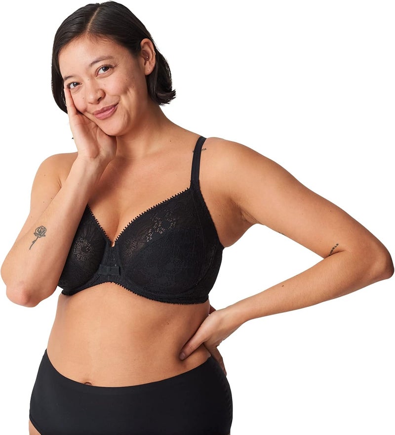 Chantelle womens Day to Night Unlined Full Coverage Bra Black 34E US - Image 1