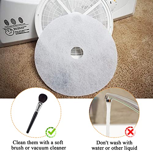 Blutoget 25PCS Cloth Dryer Exhaust Filter for Panda by Blutoget - Universal Dryer Lint Filter Cloth-Compatible for Panda Magic Chef Avant Sonya Dryer-20 Exhaust & 5 Air Intake Filter - Image 4