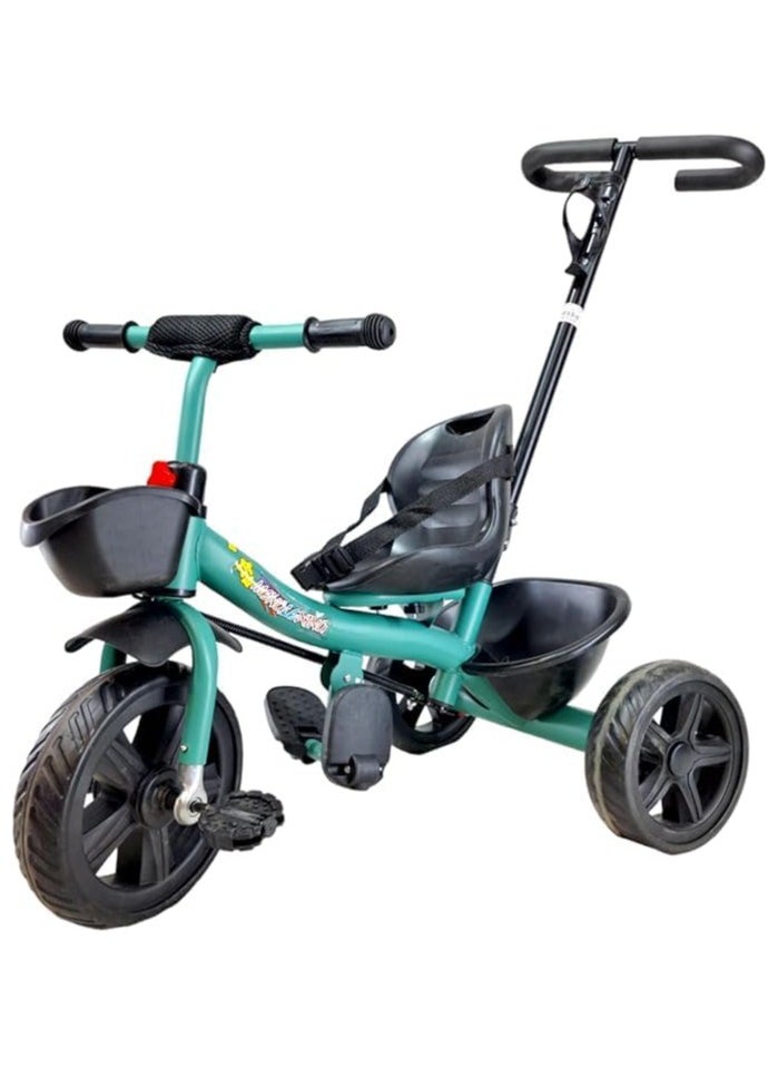 Tricycle For Kids 2-6 Years Old, Ride On Toy 3 Wheels For Toddlers Kids Bikes, Safety Design For Outdoor Picnic And Anti-Slip Handlebar (Turquoise) 