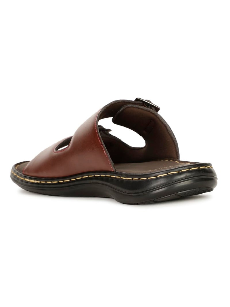 Bata Borden Mule Men Mule Slippers in Brown - Image 3
