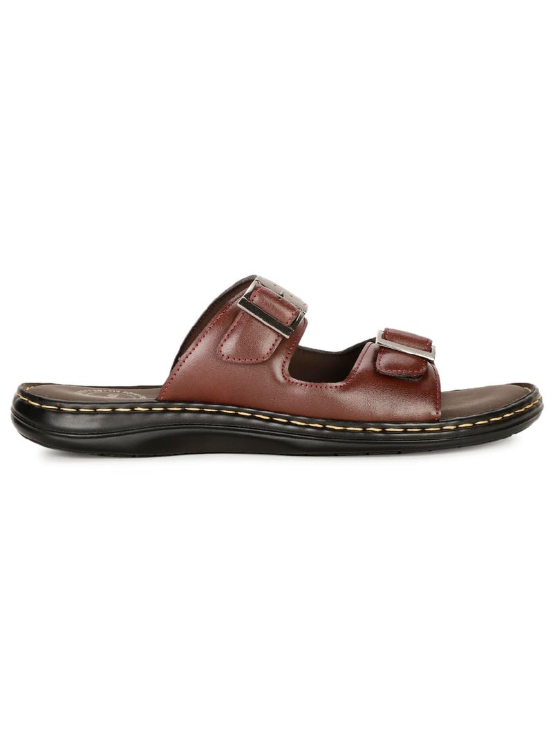 Bata Borden Mule Men Mule Slippers in Brown - Image 2
