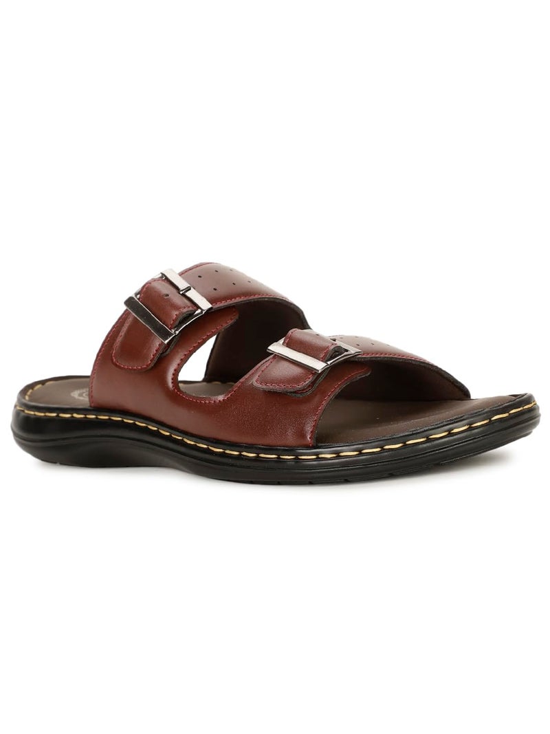 Bata Borden Mule Men Mule Slippers in Brown - Image 1