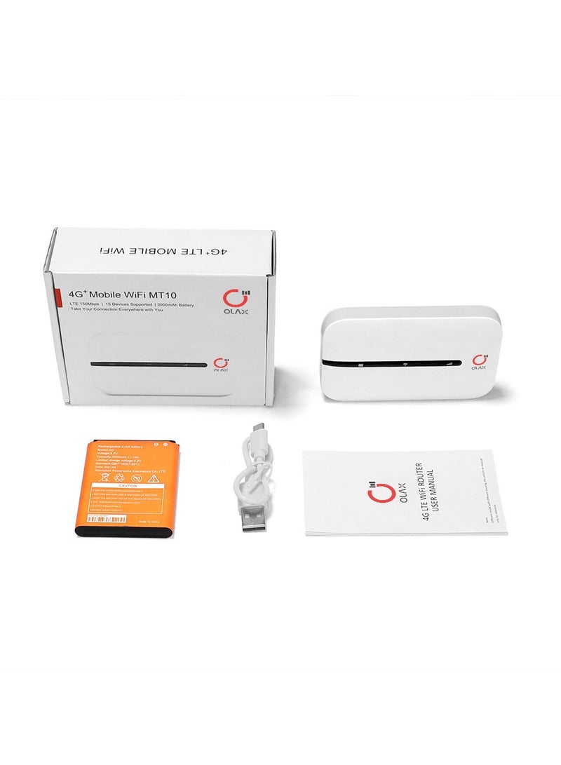 general MT10 modem 4g unlocked 3000mah outdoor pocket router B28 wireless router wifi6 hotspot type-C 4g lte sim card  - Image 5