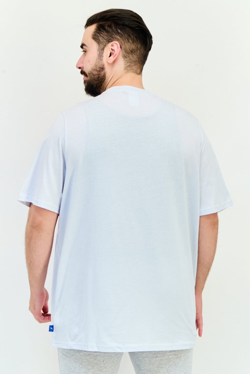 Puma x PlayStation Men Sportswear Fit Short Sleeves Outdoor T-Shirt, Light Grey - Image 2