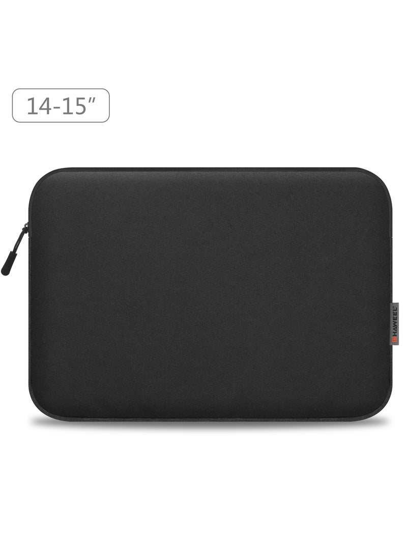 HAWEEL 14-15-Inch Sleeve Case Zipper Laptop Handbag(Black)  - Image 1