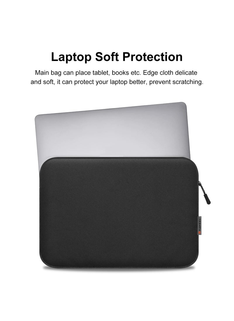 HAWEEL 14-15-Inch Sleeve Case Zipper Laptop Handbag(Black)  - Image 5