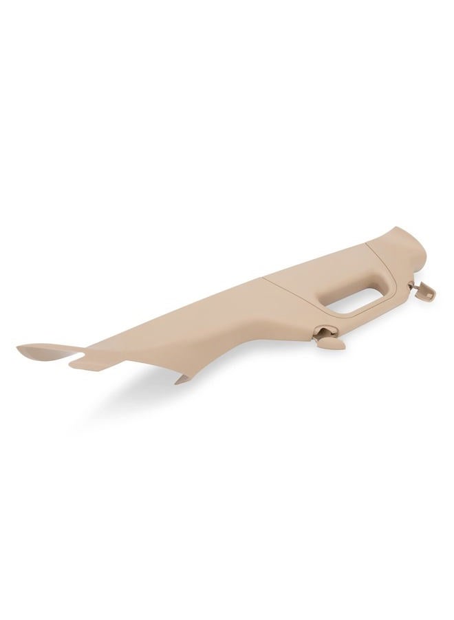 Qagea A-Pillar Grab Handle Interior Trim Passenger Right Side Replacement for 2011-2016 Ford F250 F350 F450 F550 Super Duty Replace BC3Z-2503598-AA BC3Z2503598AA(Right, Tan) - Image 1