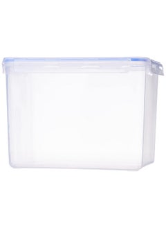 Aristo Aristo Lock & Fresh 403 Plastic Storage Container For Storing grains, pulses, rice, wheat etc - 10800 ML, Transparent Clear, large (LOCK&FRESH403)  - Image 1