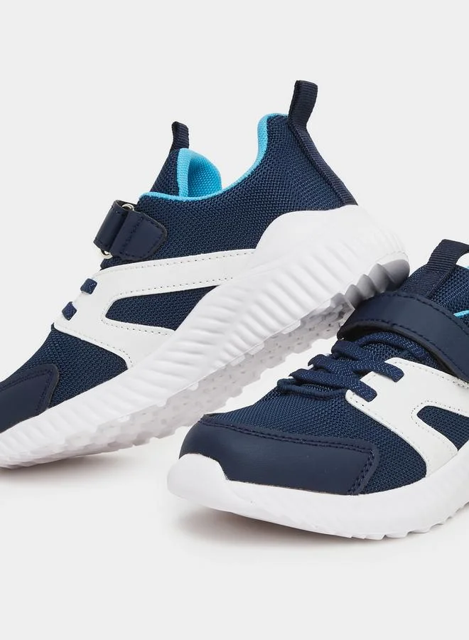 Styli Boys Blue Contrast Panel Sneakers