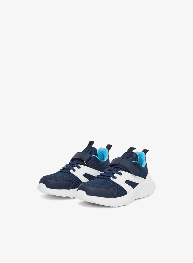 Styli Active Boys Blue Contrast Panel Sneakers