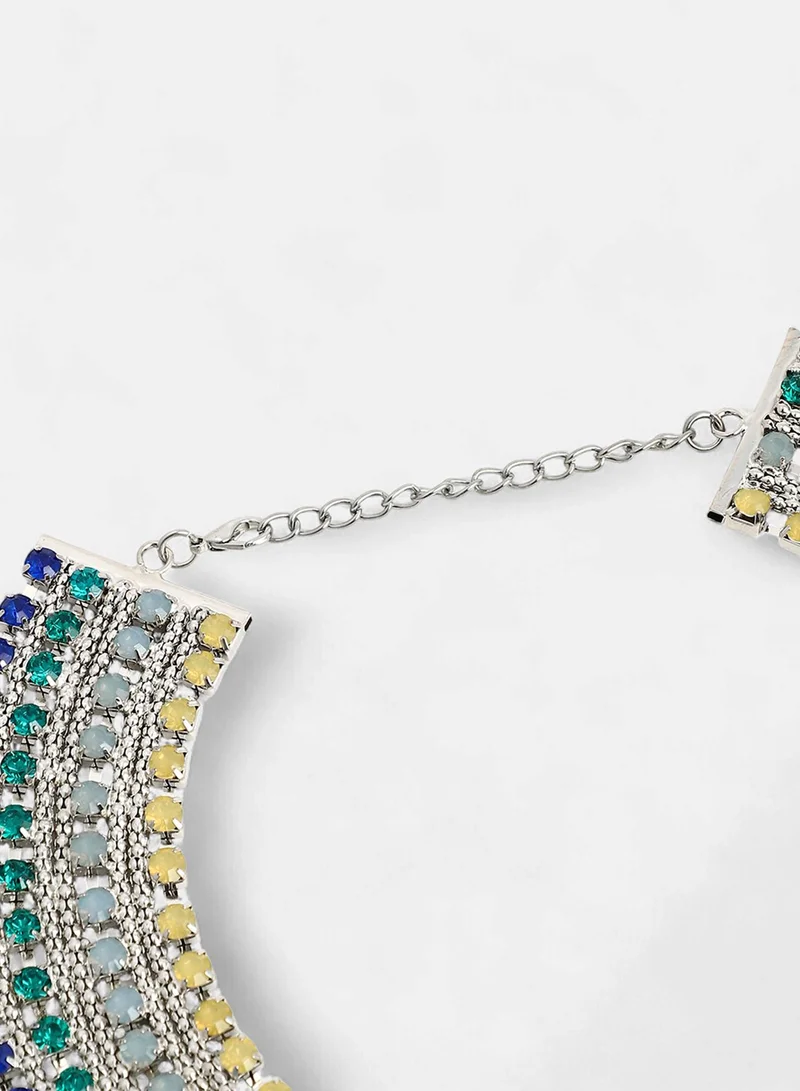 سوهي Egyptian Bijou Stones Studded Artificial Necklace Jewellery