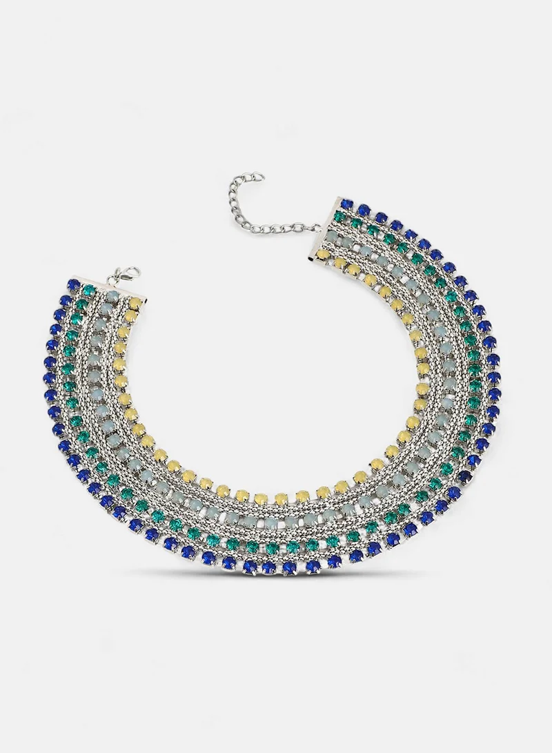 سوهي Egyptian Bijou Stones Studded Artificial Necklace Jewellery