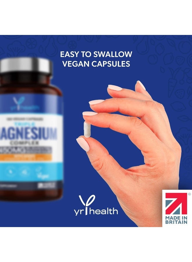 الصحةسنة مركب المغنيسيوم الثلاثي 450 ملغ، 180 كبسولة - Image 5