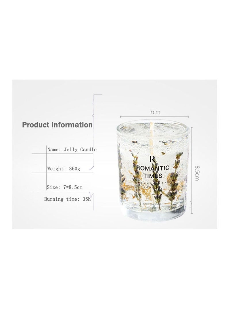 ROMANTIC TIMES - Real Flower Jelly Scented Candle - Image 1