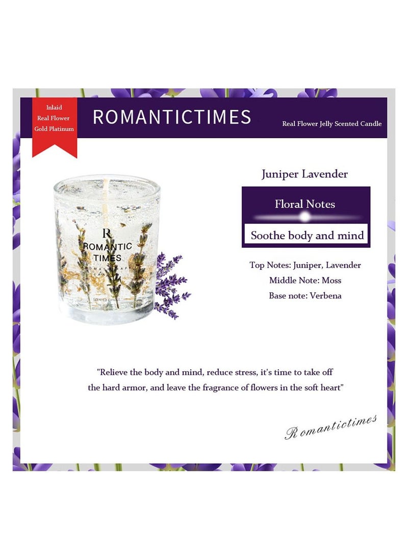 ROMANTIC TIMES - Real Flower Jelly Scented Candle - Image 1