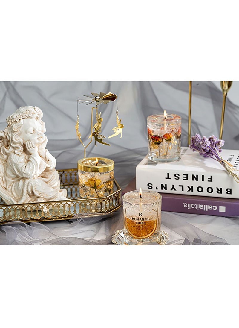 ROMANTIC TIMES - Real Flower Jelly Scented Candle - Image 1