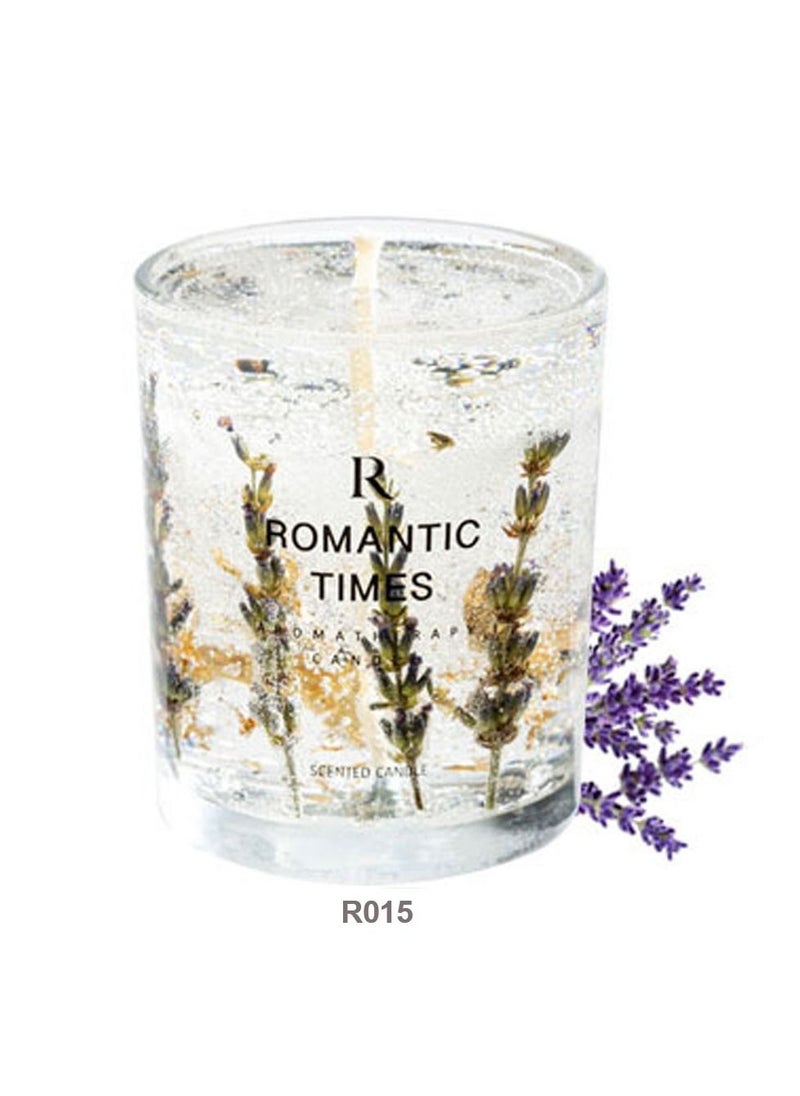 ROMANTIC TIMES - Real Flower Jelly Scented Candle - Image 1
