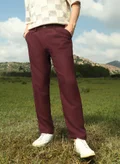 Campus Sutra burgundy