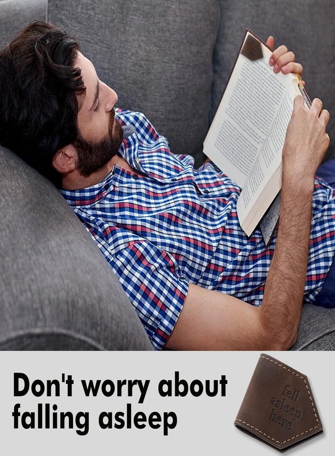 فاصل كتب مغناطيسي من فيلينتي - فاصل كتب مغناطيسي من الجلد الصناعي - هدية مميزة لمحبي الكتب من الكبار والصغار - فاصل كتب أنيق للروايات والمذكرات وكتب الطبخ - فواصل كتب مغناطيسية للنساء والرجال - Image 5