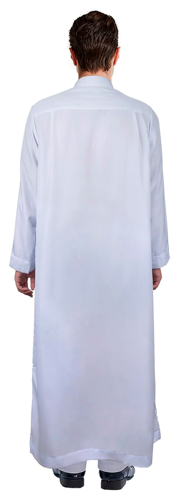 HOMELEX Men's Muslim Clothes Thobe Middle East Kaftan Saudi Arab Caftans Islamic Abaya Dress Dubai Robes - Image 4