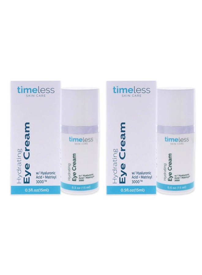 Hydrating Hyaluronic Acid Eye Cream Cream Unisex 0.5 oz Pack of 2
