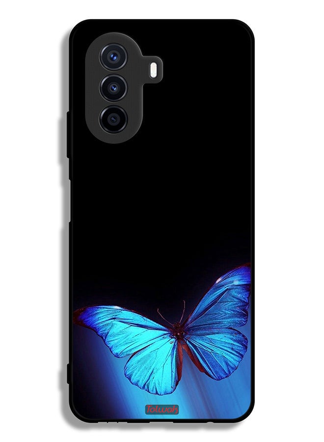 Tolwak Huawei nova Y70 Protective Case Cover Butterfly Art - Image 2