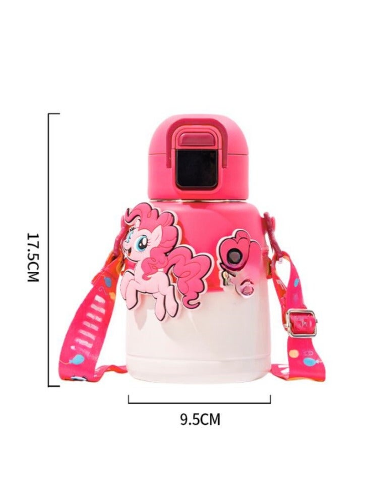 600ML Children's Food Grade Cute Portable Straw Insulated Water Cup - Image 2