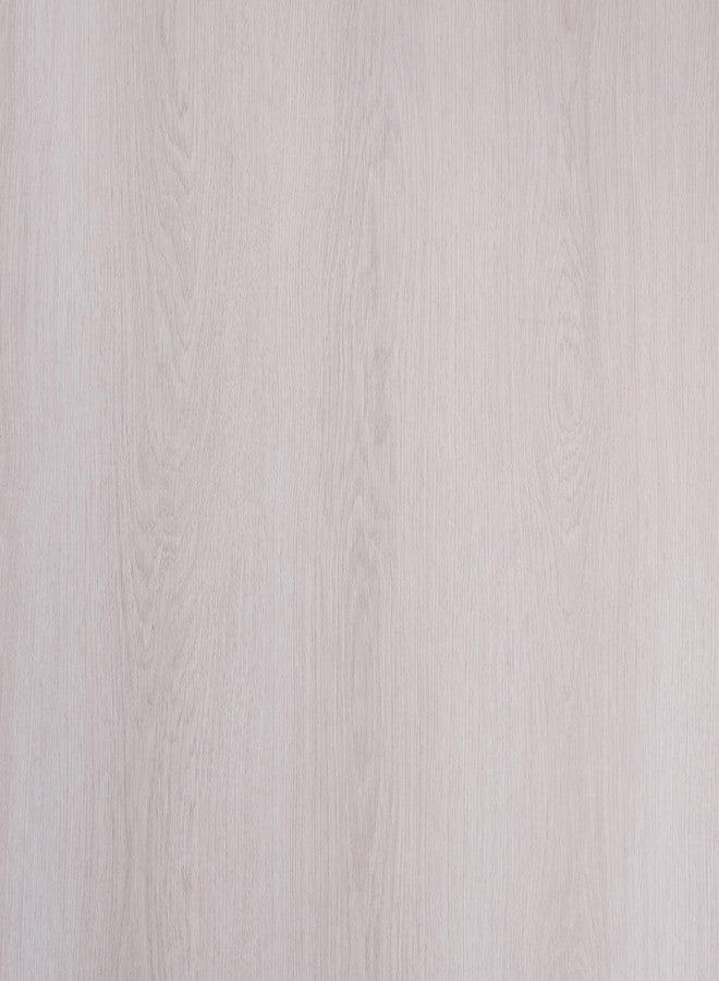 TOTIO 24x197inch Wide Beige White Oak Wood Wallpaper Peel and Stick Light Wood Grain Vinyl Wrap Oak Contact Paper for Countertop Air Guide Slot Design Matte Thicken Self-adhesive Waterproof DIY Wall Sticker - Image 2