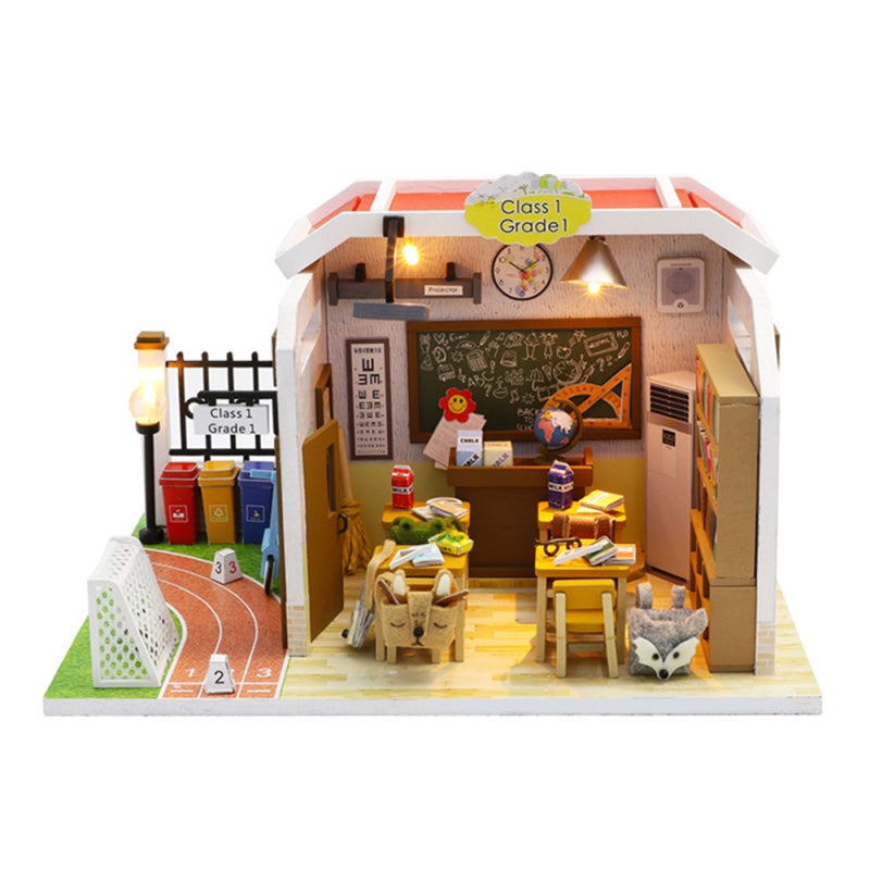 Wooden House DIY Kit Miniature Model Craft Project - High Quality Woodworking Hobby Home Decor for Adults - Image 1