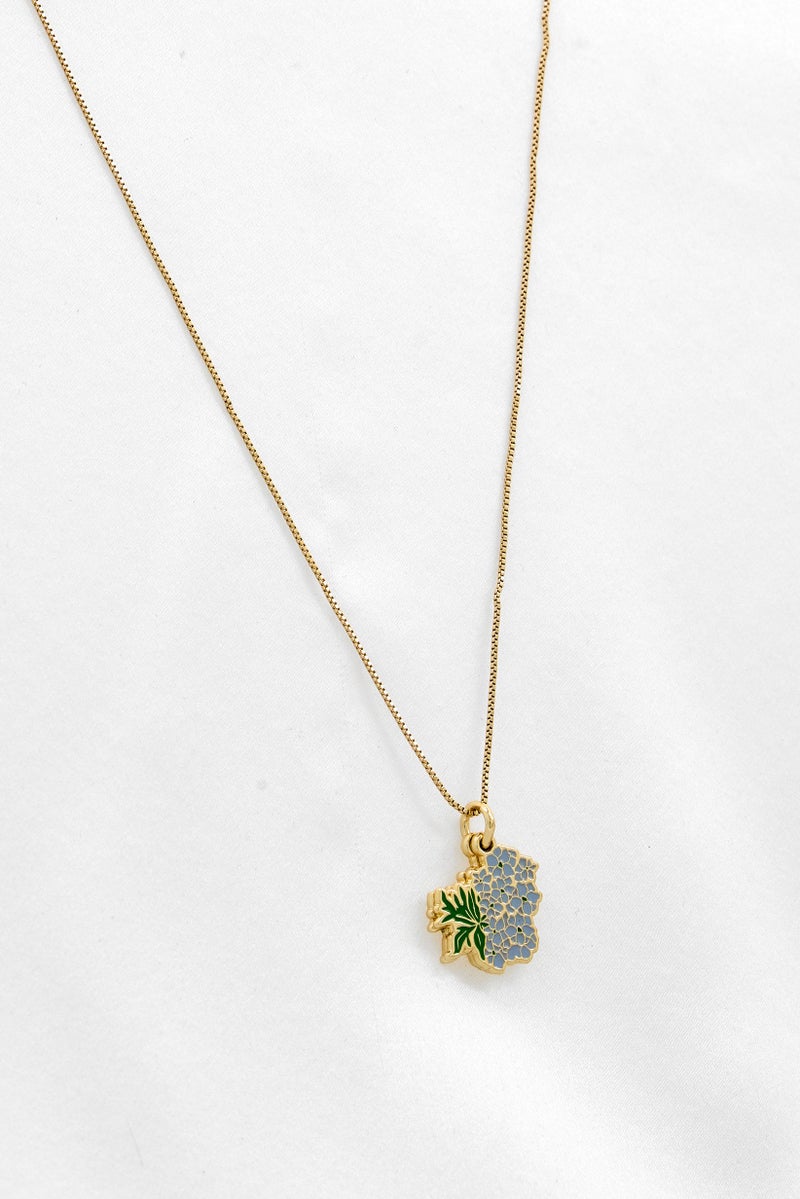 ALEX AND ANI Women Delphinium Sentimental Adjustable Necklace, Shiny Gold - Image 1