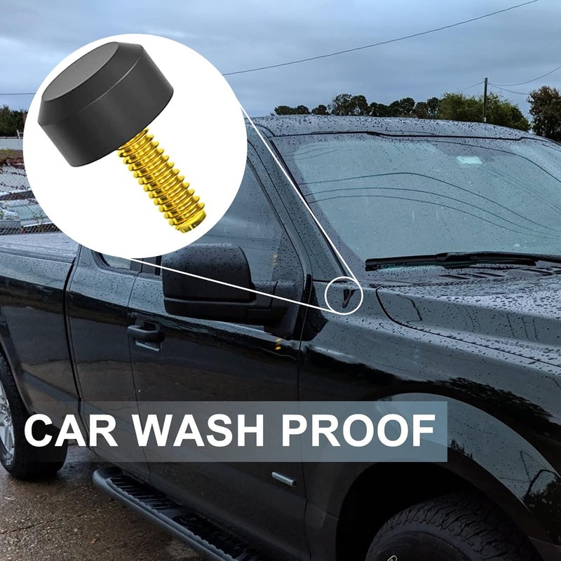 KSaAuto Antenna Delete Cap for Ford F150 2009-2026, F250 F350 Bronco Accessories - Image 5