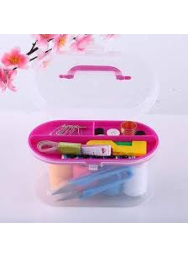 Portable Sewing Kit with Case - Multifunctional Travel Sewing Box for Home, Crafts, and Emergencies - Includes Needles, Thread, Scissors, and More - Image 3