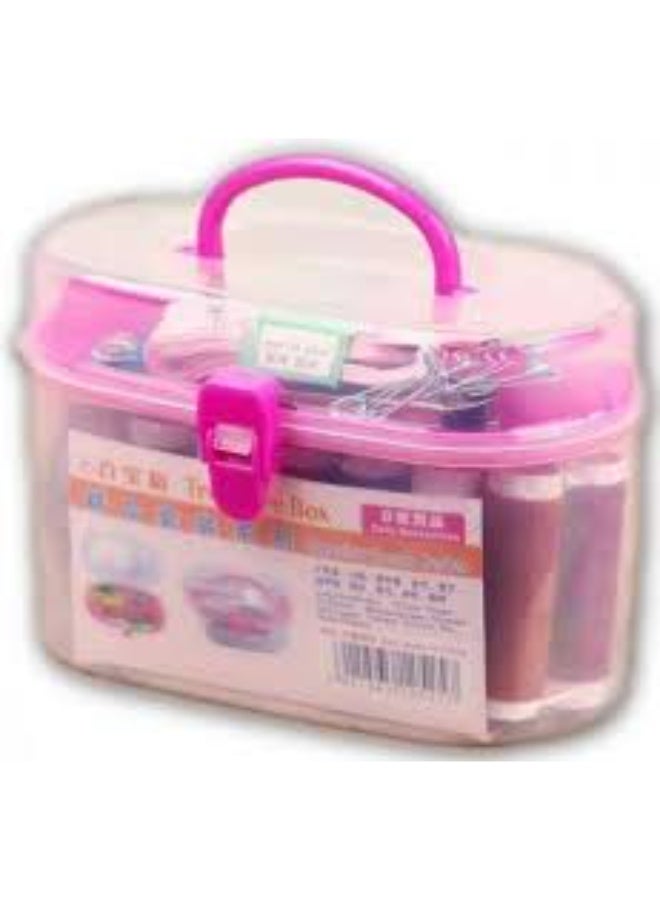 Portable Sewing Kit with Case - Multifunctional Travel Sewing Box for Home, Crafts, and Emergencies - Includes Needles, Thread, Scissors, and More - Image 4