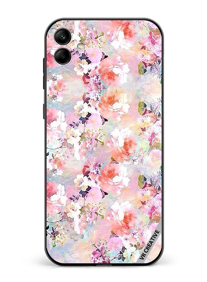 VR CREATIVE Protective Case Cover For Samsung Galaxy A04 Flower Design Multicolour - Image 1