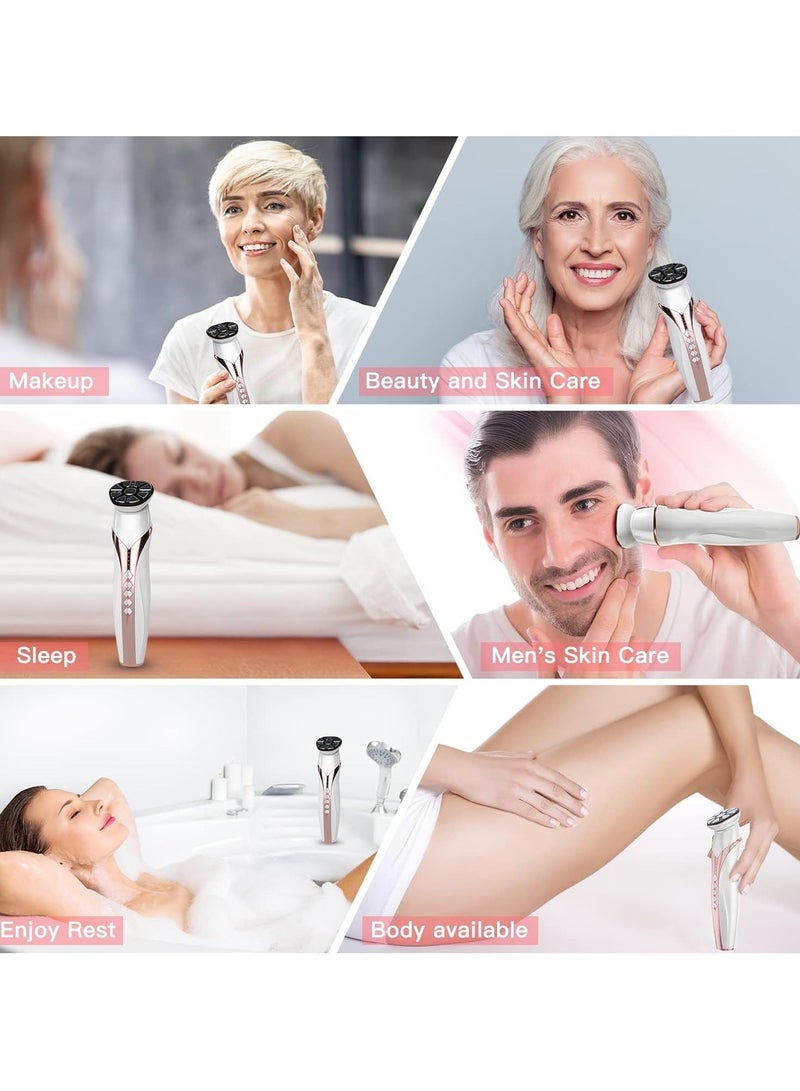 general 5-in-1 Multi-Purpose Facial Massager - A skin tightening device for comprehensive face, neck, arm and leg care, ideal for enhancing cream absorption and smoothing skin texture - Image 2