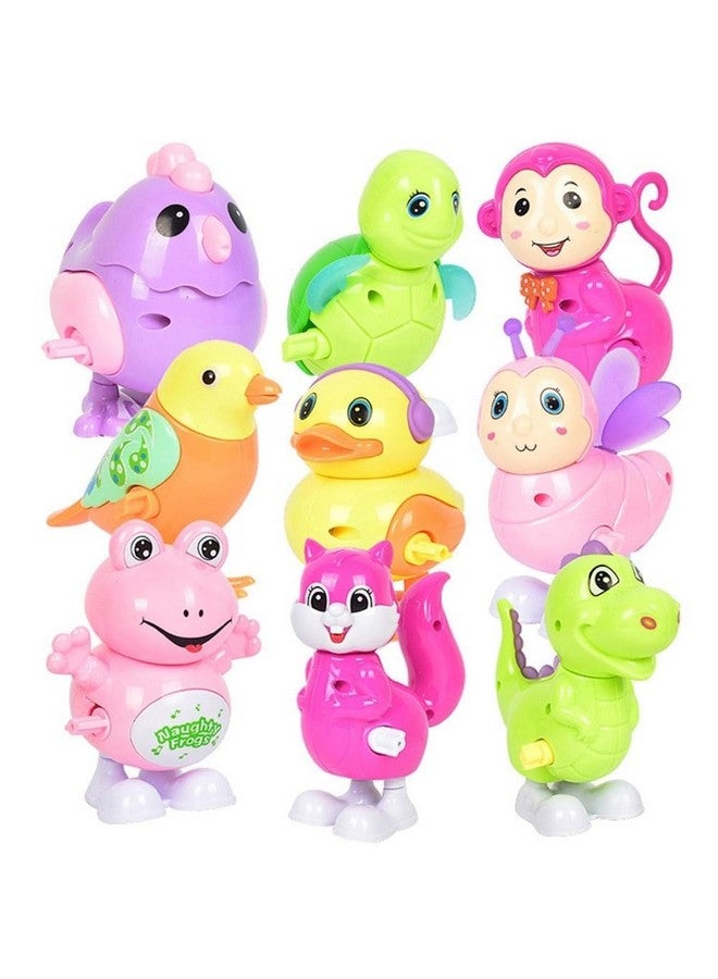 Amitasha 3 Cute Big Jumping Toy Bird, Penguin, Rabbit Key Operated Wind Up Toy for Kids Colorful & Funny Moving Toys for Toddlers/Baby 6-12 Months Pack of 3 (Multicolored) - Image 1
