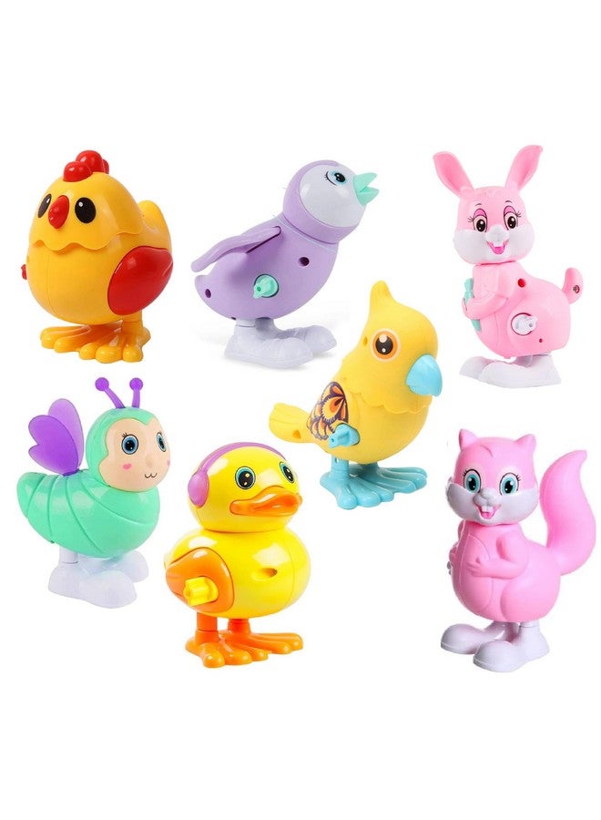 Amitasha 3 Cute Big Jumping Toy Bird, Penguin, Rabbit Key Operated Wind Up Toy for Kids Colorful & Funny Moving Toys for Toddlers/Baby 6-12 Months Pack of 3 (Multicolored) - Image 2