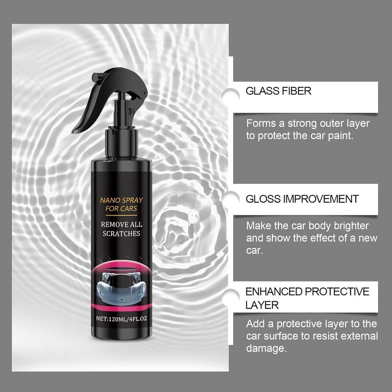Car Paint Sealant Sprayed Coating for Exterior Surfaces Water Beading Effect Anti Fog Reflector None Car Sprayed - Image 3
