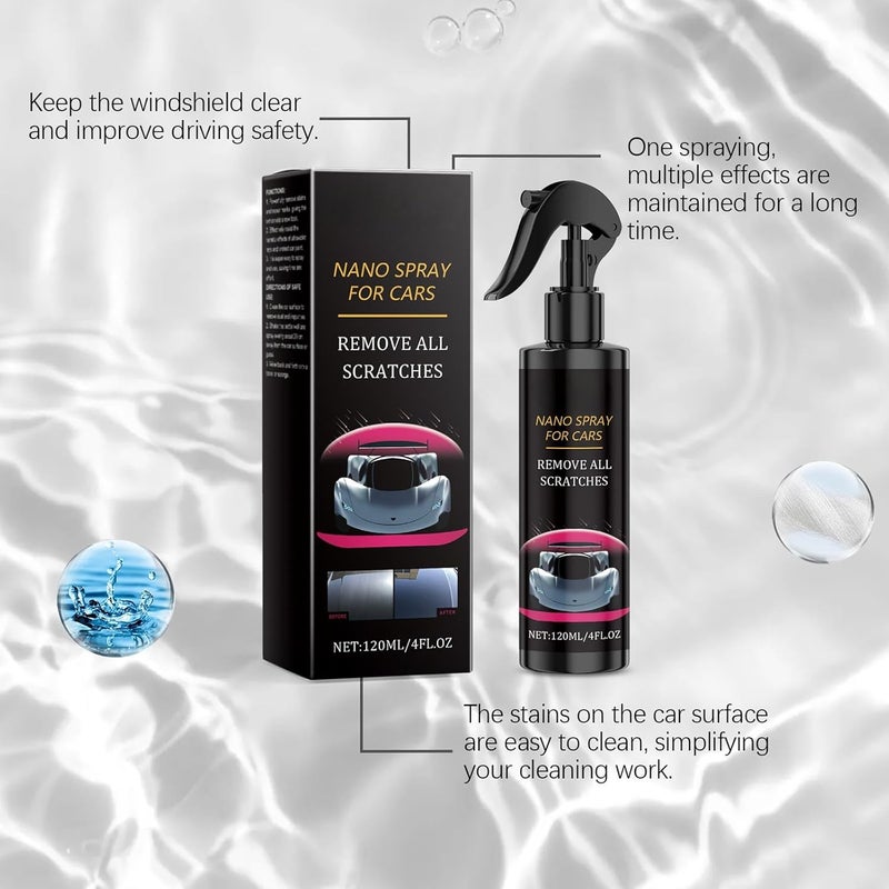 Car Paint Sealant Sprayed Coating for Exterior Surfaces Water Beading Effect Anti Fog Reflector None Car Sprayed - Image 4