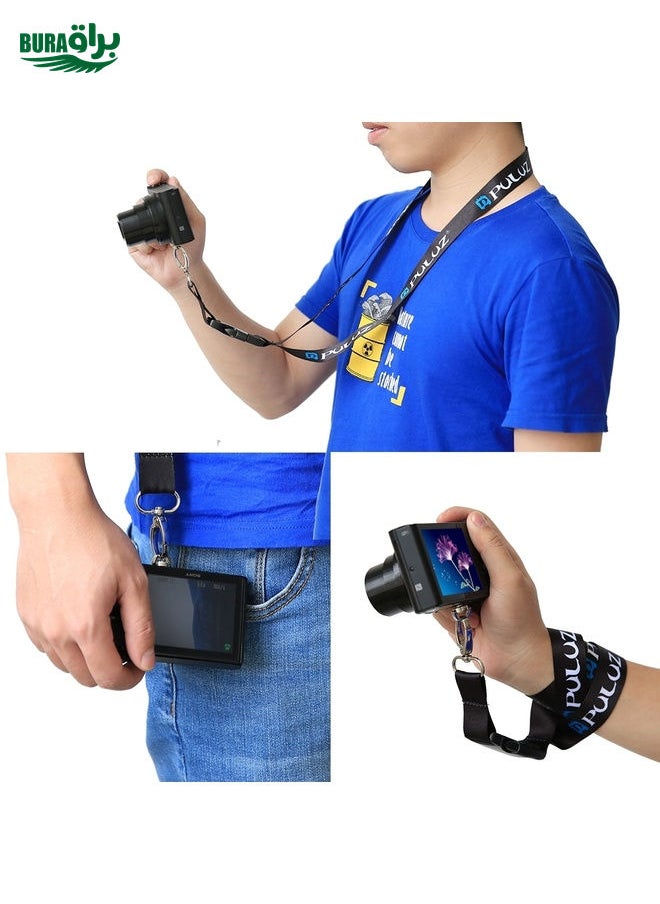 BURAQ - PULUZ 60cm Detachable Long Neck Strap Lanyard Sling with 1/4 inch ScrewGoPro, Insta360, DJI and Other Action Cameras - Image 1