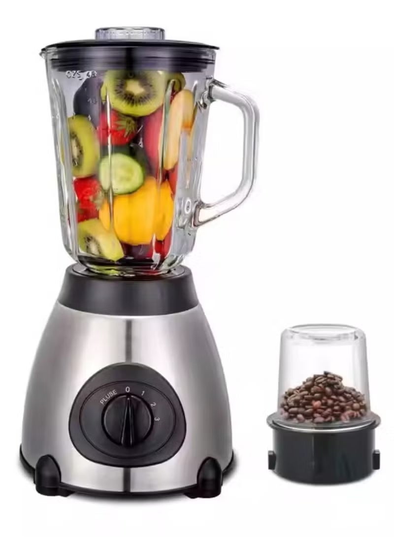 Denx Home Use Electric Mini Juicer Blender with 2800W High Power Motor, 1.5L Large Jar, 5-Speed Power Levels, Durable Stainless Steel Blades for Smoothies, Juices & Daily Kitchen Use - Image 1