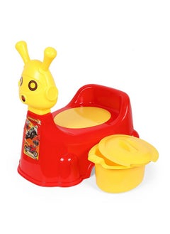 Nabhya Robot Baby Potty Training Seat Chair For Kids Infant Potty Toilet Chair With Removable Tray & Closing Lid (Red)  - Image 1