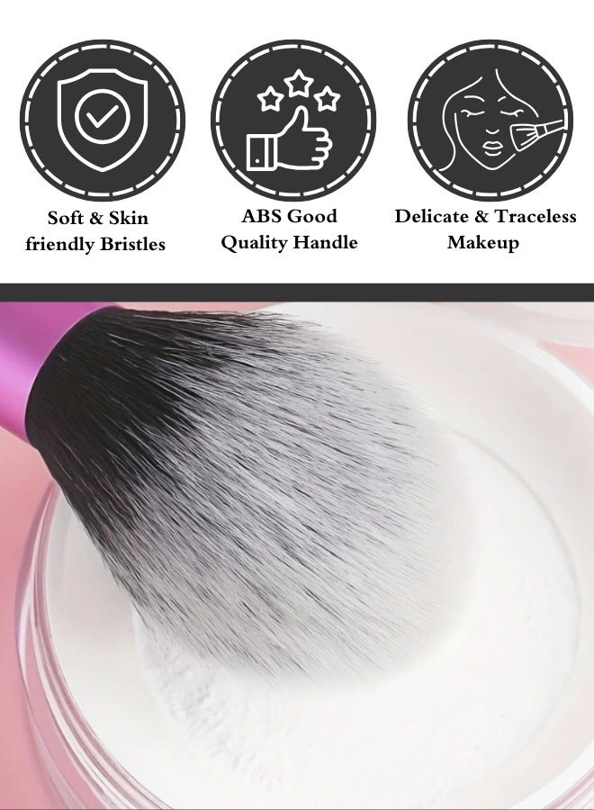 ترنز مجموعة فرش مكياج احترافية مكونة من ثمانية فرش بالإضافة الى حافظة للمجموعة - S04 - Image 2