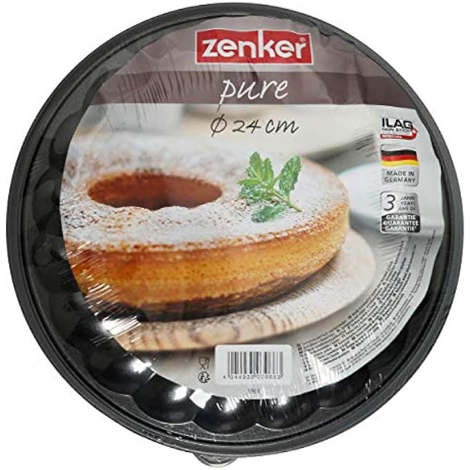 Springform Cake Tin 2 Base 24 Cm Black