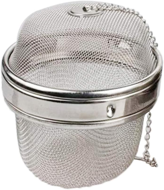 klarako Tea Infuser Ball Mesh Strainer Large Capacity for Hanging in Teapots Mugs Cups to Steep Loose Leaf Tea Spice Herbs, Home Restaurant Use  Silver, 11cm - Image 2